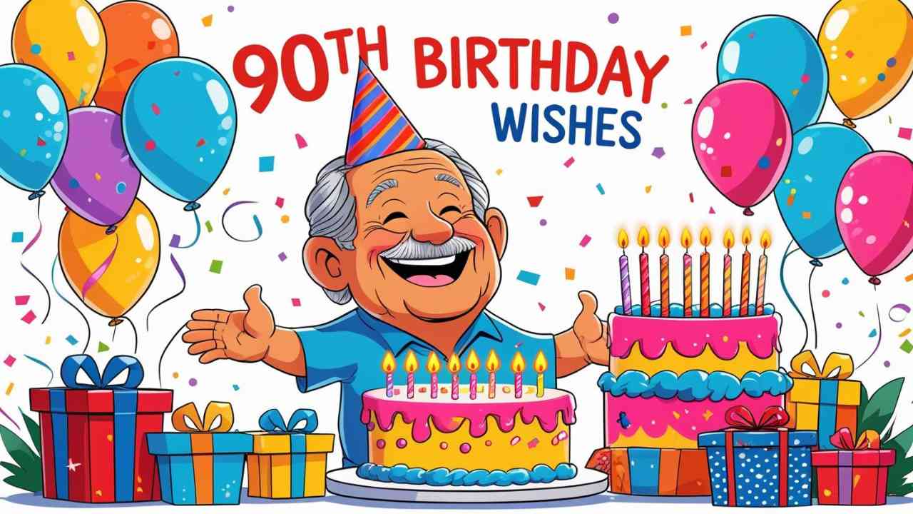 90th birthday wishes