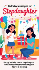 birthday messages for stepdaughter