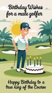 birthday wishes for a male golfer