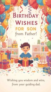 birthday wishes for son from father