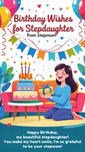 birthday wishes for stepdaughter from stepmom