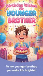 birthday wishes for younger brother