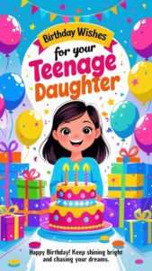 birthday wishes for your teenage daughter