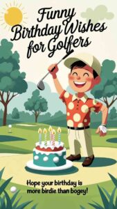funny birthday wishes for golfers