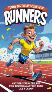 funny birthday wishes for runners
