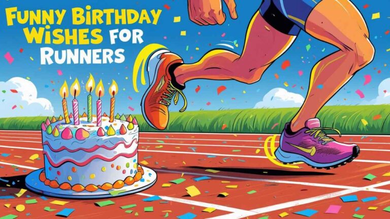 funny birthday wishes for runners