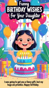 funny birthday wishes for your daughter