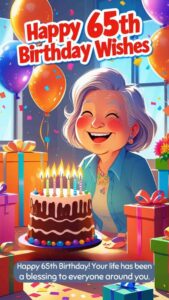 happy 65th birthday wishes