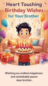 heart touching birthday wishes for brother