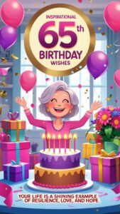 inspirational 65th birthday wishes