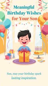 meaningful birthday wishes for your son