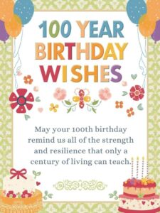 100 year birthday wishes
