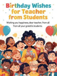 Birthday Wishes for Teacher from Students