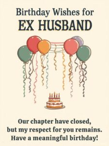 birthday wishes for ex-husband