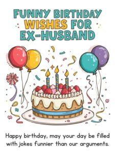 birthday wishes for ex-husband