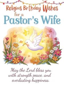 religious birthday wishes for a pastor's wife