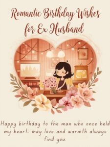 romantic birthday wishes for ex-husband