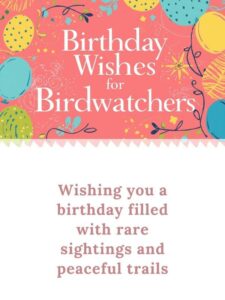 Birthday Wishes for Birdwatchers