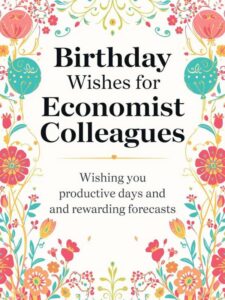 Birthday Wishes for Economist Colleagues
