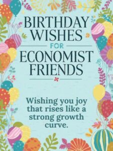 Birthday Wishes for Economist Friends