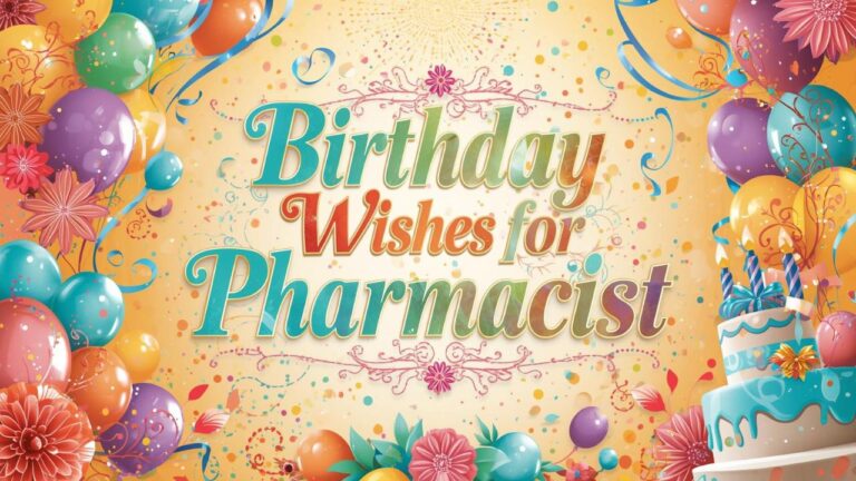 Birthday Wishes for Pharmacist 