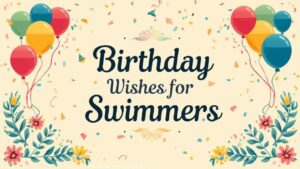 Birthday Wishes for Swimmers