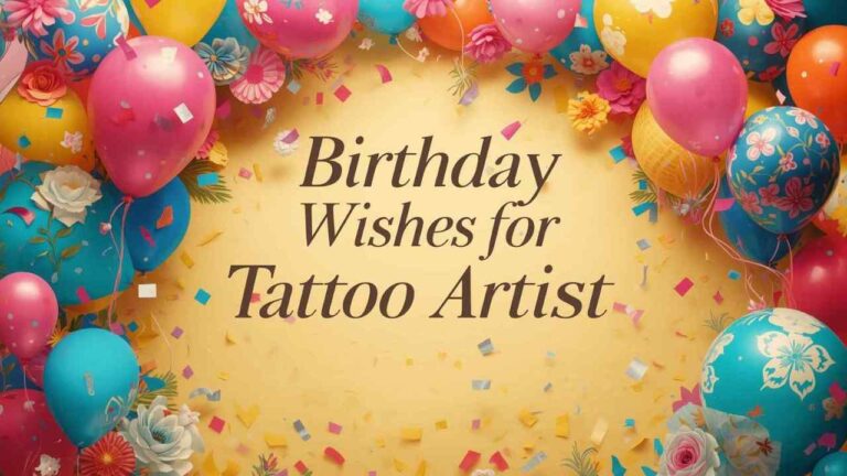 Birthday Wishes for Tattoo Artist