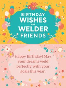 Birthday Wishes for Welder Friends
