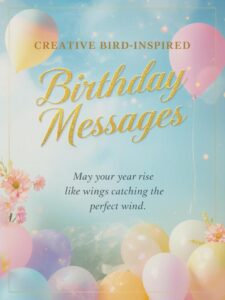 Creative Bird-Inspired Birthday Messages