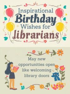 Inspirational Birthday Wishes for Librarians