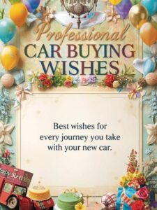 Professional Car Buying Wishes