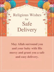 Religious Wishes for Safe Delivery