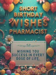 Short Birthday Wishes for Pharmacist