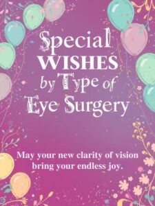 Special Wishes by Type of Eye Surgery