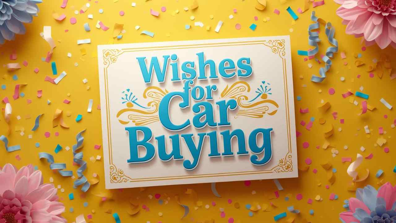 Wishes for Car Buying