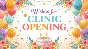Wishes for Clinic Opening