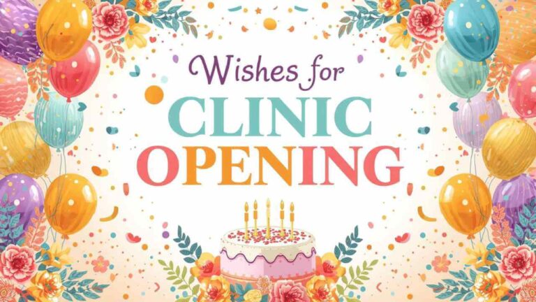 Wishes for Clinic Opening