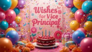 Wishes for Vice Principal 