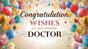 congratulation wishes for becoming doctor