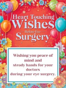 heart touching wishes before eye surgery