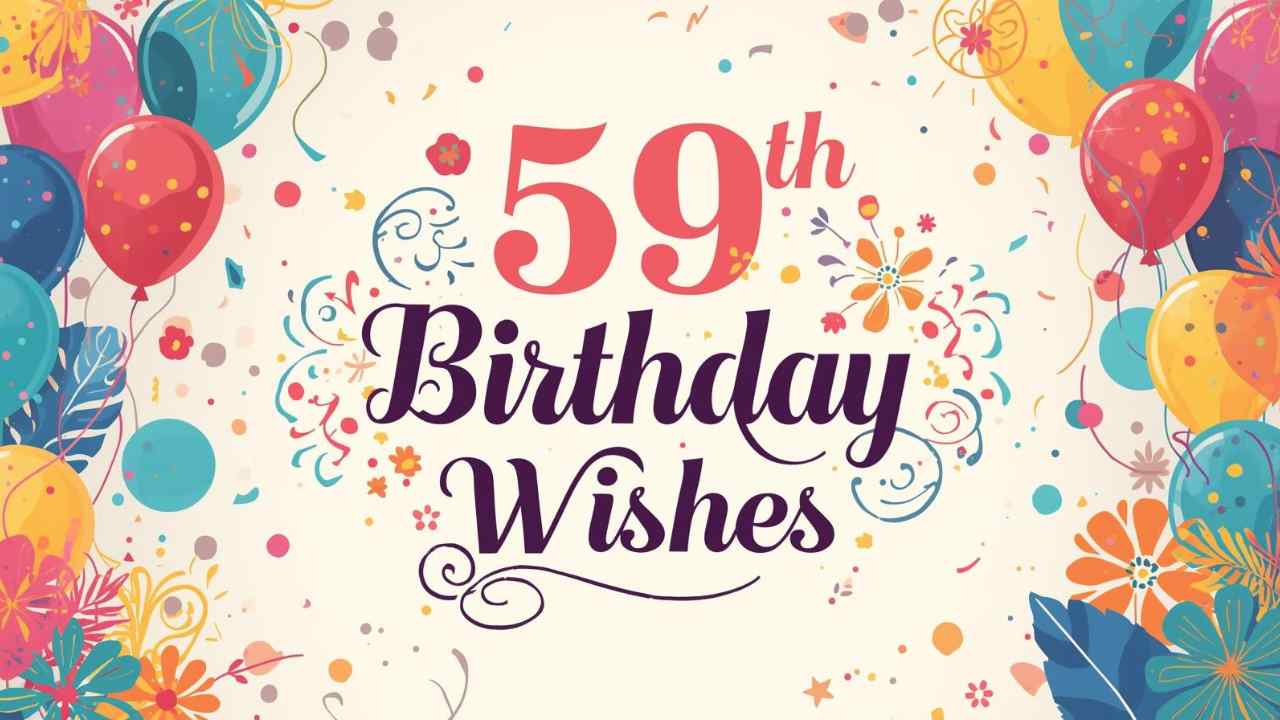 59th Birthday Wishes