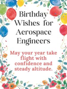 Birthday Wishes for Aerospace Engineers