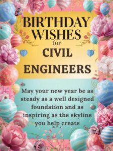 Birthday Wishes for Civil Engineers