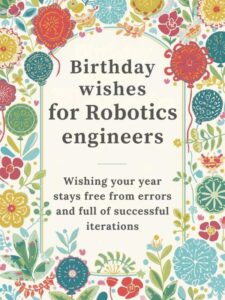 Birthday Wishes for Robotics Engineers