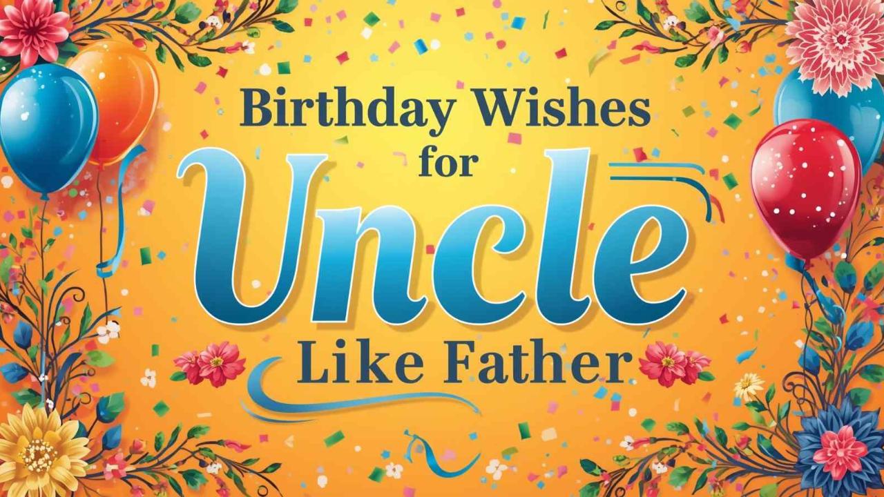 birthday wishes for uncle like father