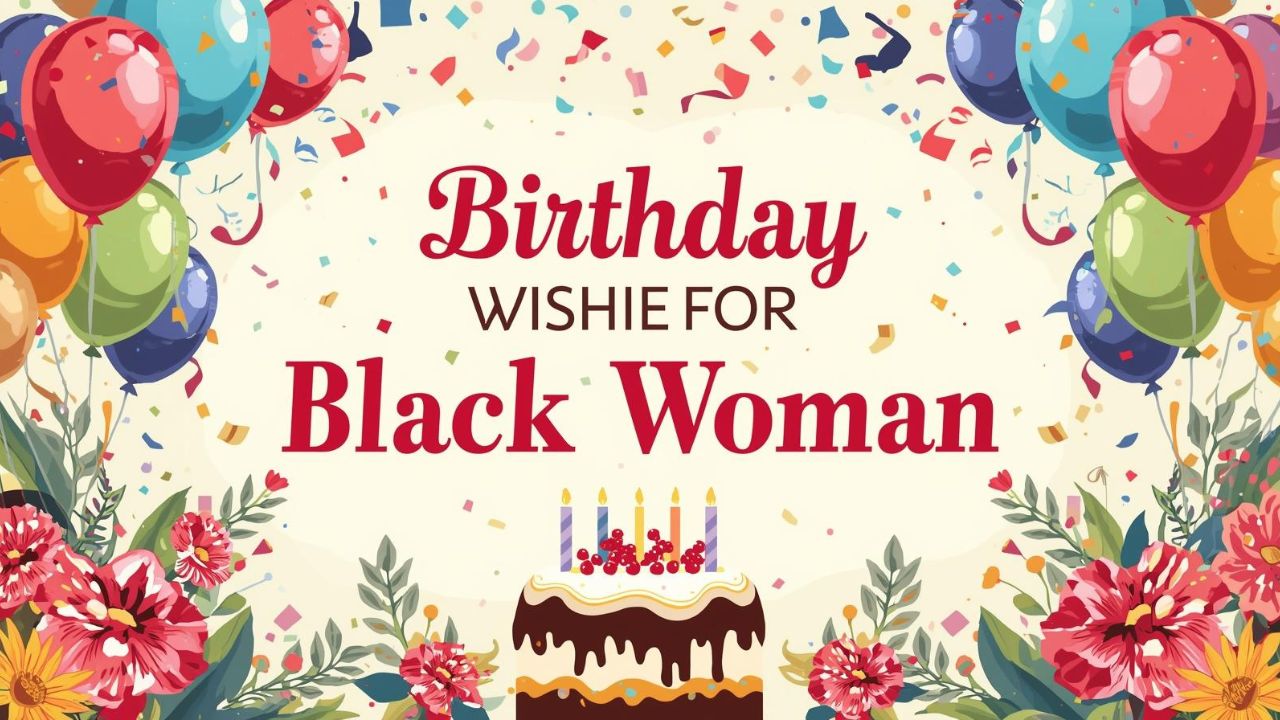 birthday wishes for a black woman