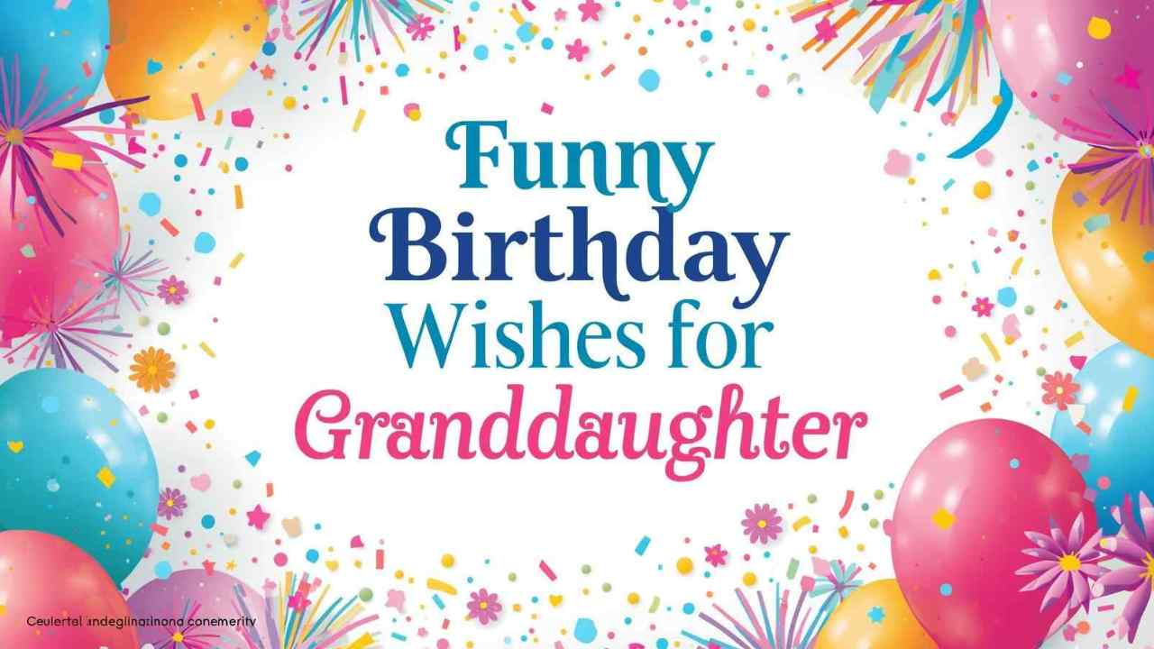 Funny Birthday Wishes for Granddaughter