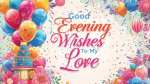 Good Evening Wishes To My Love