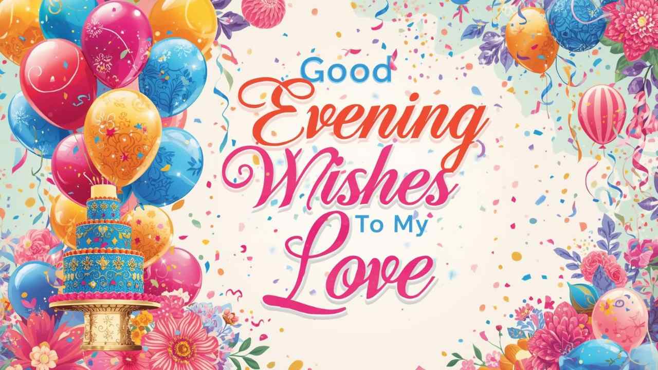 Good Evening Wishes To My Love